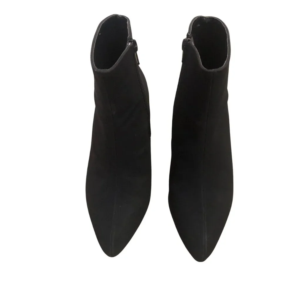 Yru RARE Rainbow Road Black Booties pride festival clubwear size 7 - Picture 6 of 13